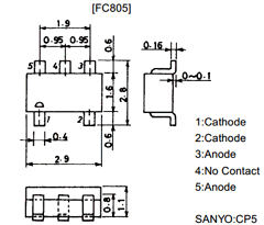 FC805 Datasheet PDF SANYO -> Panasonic