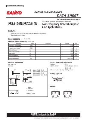 C2812N Datasheet PDF SANYO -> Panasonic