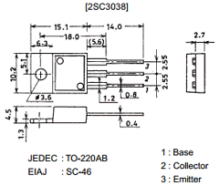 2SC3038M Datasheet PDF SANYO -> Panasonic