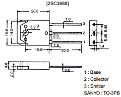 2SC3688 Datasheet PDF SANYO -> Panasonic