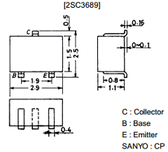 2SC3689 Datasheet PDF SANYO -> Panasonic