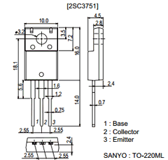 2SC3751 Datasheet PDF SANYO -> Panasonic