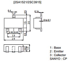 2SC3915 Datasheet PDF SANYO -> Panasonic