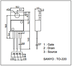 2SK3825 Datasheet PDF SANYO -> Panasonic