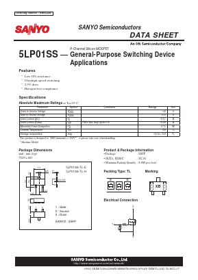 5LP01SS Datasheet PDF SANYO -> Panasonic
