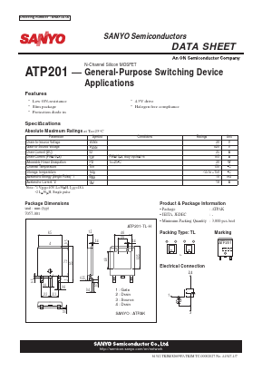 ATP201 Datasheet PDF SANYO -> Panasonic