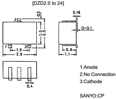 DZD2.0 Datasheet PDF SANYO -> Panasonic