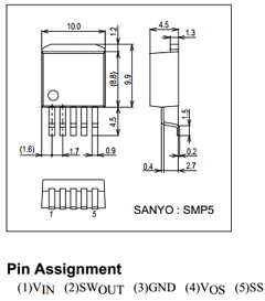 LA5751MP Datasheet PDF SANYO -> Panasonic