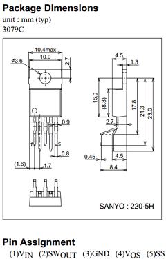 LA5753 Datasheet PDF SANYO -> Panasonic
