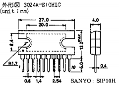 LA7831 Datasheet PDF SANYO -> Panasonic