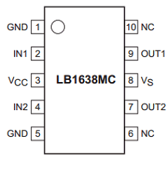 LB1638MC Datasheet PDF SANYO -> Panasonic
