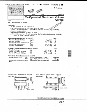 LC7533M Datasheet PDF SANYO -> Panasonic