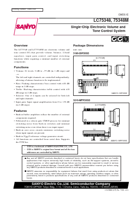 LC75348 Datasheet PDF SANYO -> Panasonic