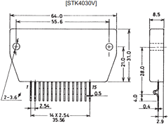 STK4030V Datasheet PDF SANYO -> Panasonic