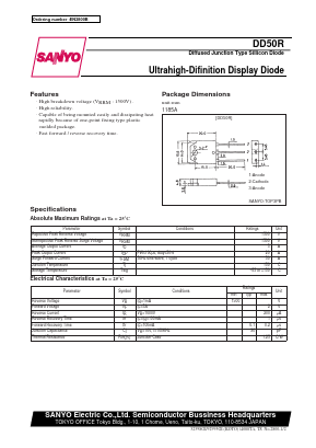 DD50R Datasheet PDF SANYO -> Panasonic