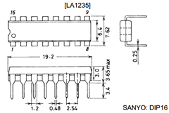 LA1235 Datasheet PDF SANYO -> Panasonic