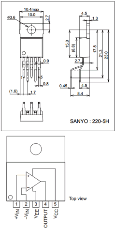 LA6500 Datasheet PDF SANYO -> Panasonic