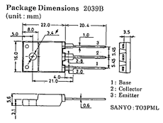 2SD1885 Datasheet PDF SANYO -> Panasonic
