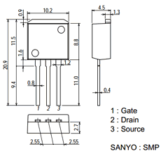K3818 Datasheet PDF SANYO -> Panasonic