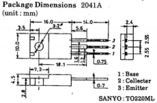 2SD1825 Datasheet PDF SANYO -> Panasonic