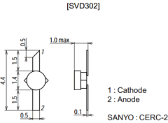 SVD302 Datasheet PDF SANYO -> Panasonic