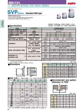 2R5SVP1500M Datasheet PDF SANYO -> Panasonic