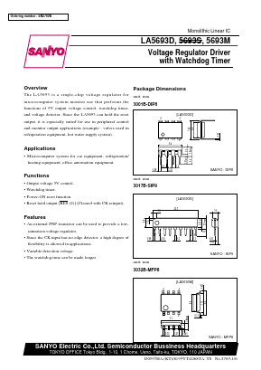 LA5693M Datasheet PDF SANYO -> Panasonic