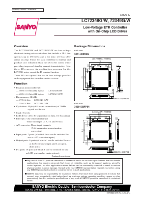 LC72348G Datasheet PDF SANYO -> Panasonic