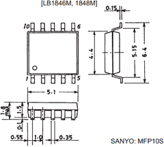 LB1846M Datasheet PDF SANYO -> Panasonic