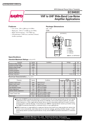 EC3H02C Datasheet PDF SANYO -> Panasonic