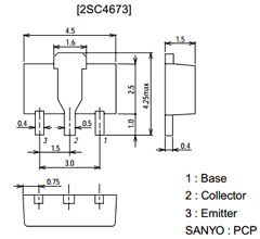 2SC4673 Datasheet PDF SANYO -> Panasonic