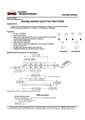 403CMQ080 Datasheet PDF Sensitron