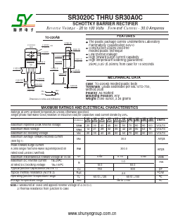 SR3045C Datasheet PDF Shunye Enterprise