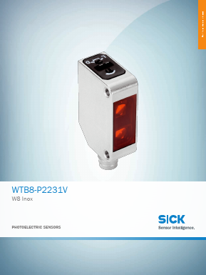 WTB8-P2231V Datasheet PDF SICK AG