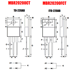 MBR20200CT Datasheet PDF Sirectifier Global Corp.