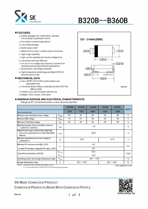 B350B Datasheet PDF SHIKE Electronics