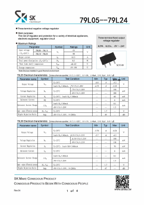 79L09 Datasheet PDF SHIKE Electronics