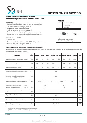 SK215G Datasheet PDF SHIKE Electronics