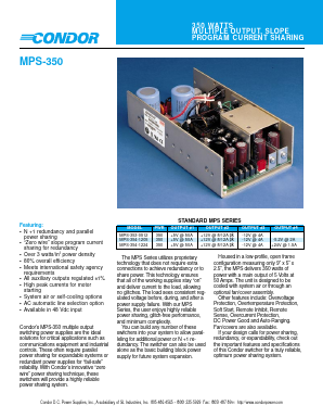 MPS-350 Datasheet PDF SL Power Electronics
