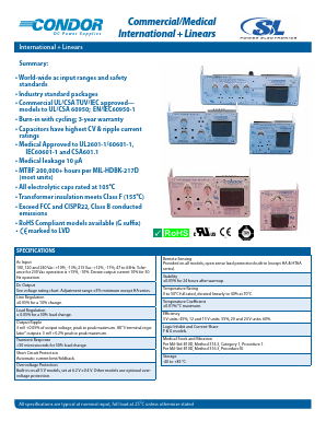 HDD15-5-A+G Datasheet PDF SL Power Electronics