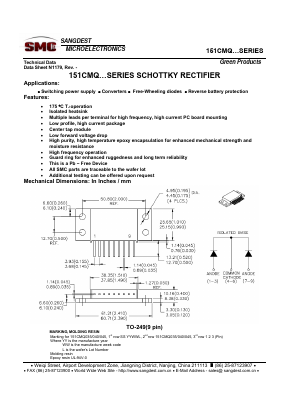 151CMQ035 Datasheet PDF Sangdest Microelectronic (Nanjing) Co., Ltd