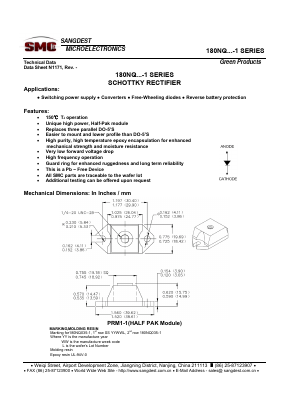 180NQ045-1 Datasheet PDF Sangdest Microelectronic (Nanjing) Co., Ltd