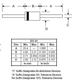 P4KE100A Datasheet PDF Sangdest Microelectronic (Nanjing) Co., Ltd