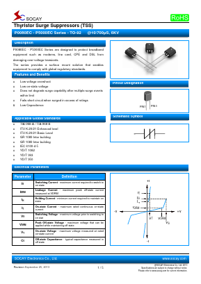 P1800EC Datasheet PDF Socay Electornics Co., Ltd.