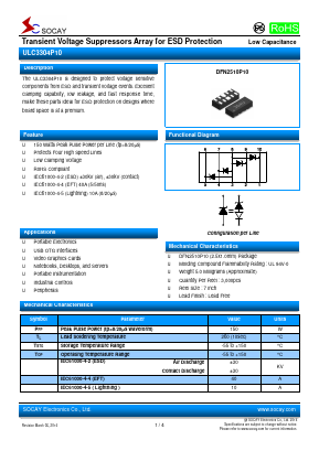 ULC3304P10 Datasheet PDF Socay Electornics Co., Ltd.