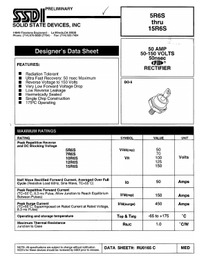 5R6S Datasheet PDF Solid State Devices, Inc.