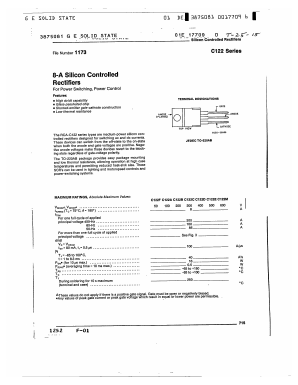 C122E Datasheet PDF Solid State Devices, Inc.