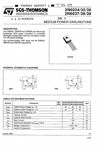 2N6039 Datasheet PDF STMicroelectronics