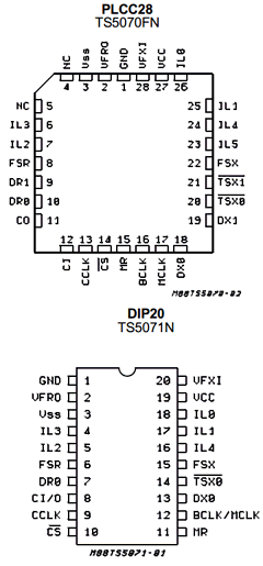 TS5070 Datasheet PDF STMicroelectronics
