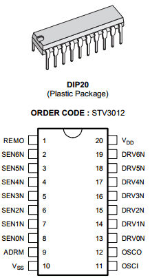 STV3012 Datasheet PDF STMicroelectronics
